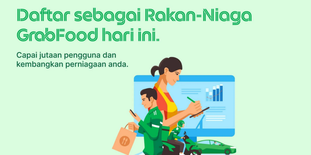 Cara daftar GrabFood Merchant Peniaga